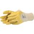 Grobstrick-Handschuh Nitril gelb, Größe 9, 12 Paar